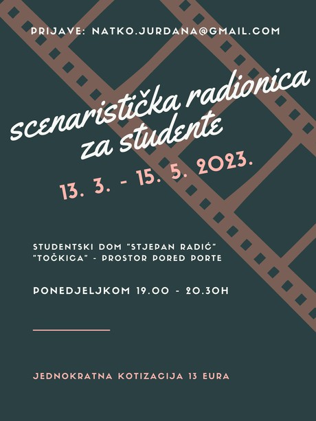 <p>Upiši scenarističku radionicu i nauči novu vještinu!</p>