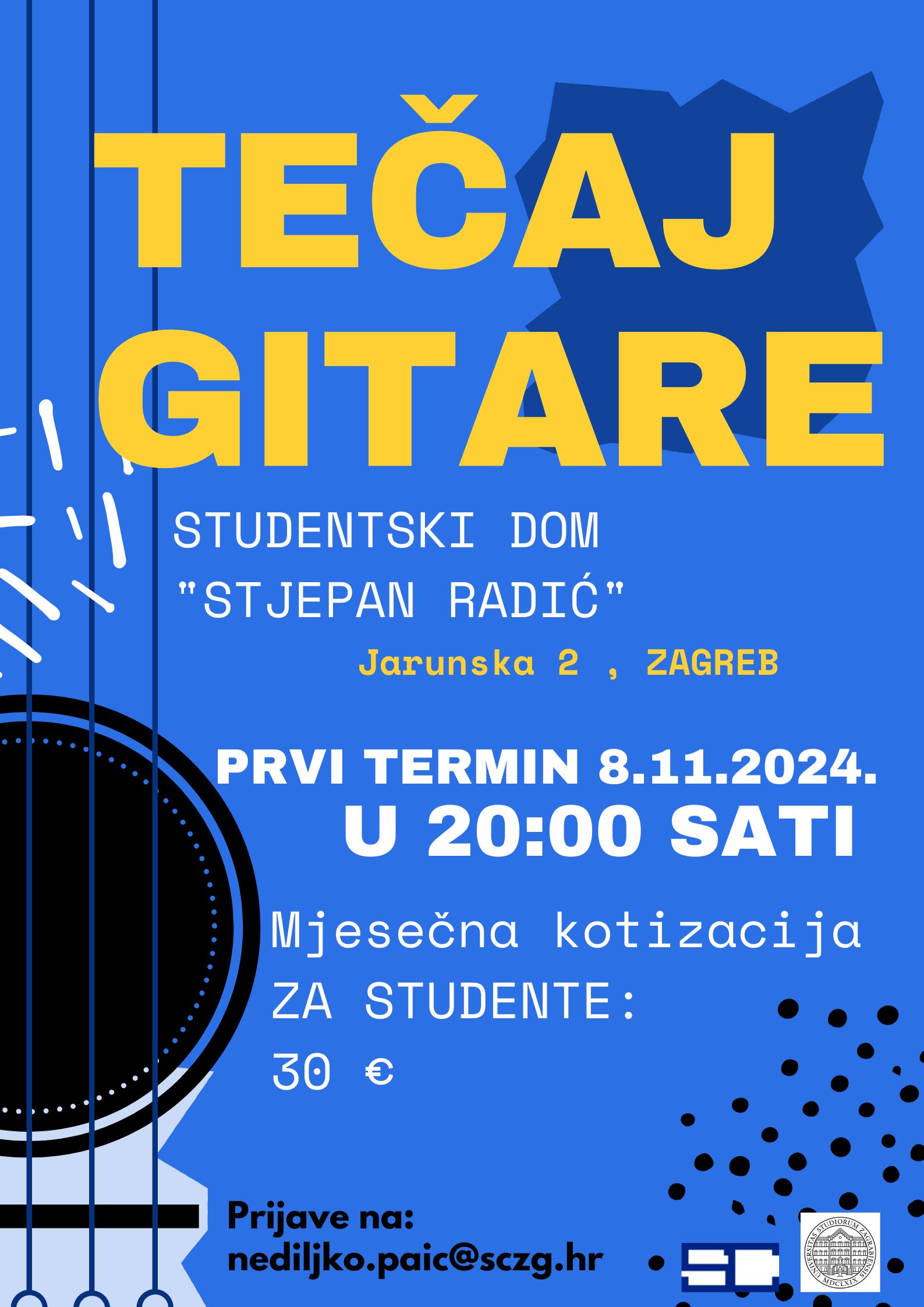 <p>Tečaj gitare na Savi!</p>